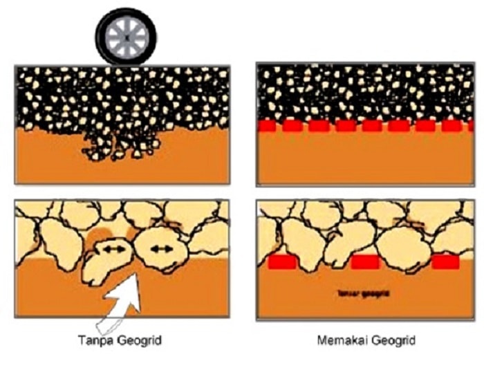 contoh geogrid biaxial