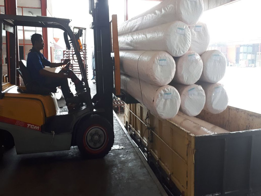 pengiriman geotextile ke bandung